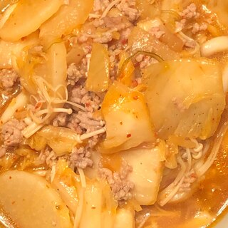 ピリ辛中華風スープ